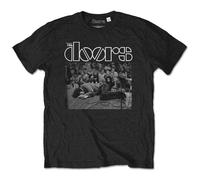The Doors T Shirt Jim Morrison Collapsed band logo new Official Mens Black