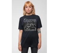 The Doors T Shirt Jim Morrison Collapsed band logo new Official Mens Black