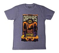 The Doors T Shirt Sacramento Band Logo Official Unisex Embellished Purple M