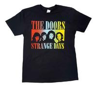 The Doors T Shirt Strange Days Band Logo Official Mens Black M