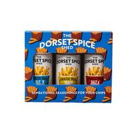 The Dorset Spice Shed - Chips Seasoning Gift Pack - Three Flavours BBQ, Chinese Salt & Pepper, Salt & Vinegar - for Chips, Fries, Roasties, Wedges - Ultimate Chip Seasonings