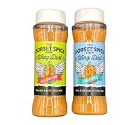 The Dorset Spice Shed - Wing Dust BBQ Seasoning - Medium-spicy Zesty Caribbean Chilli Citrus Flavours - Perfect for Parties, Wing Wednesday, the Big Game (Single, Cuban Mojo & Jalapeno & Lime)