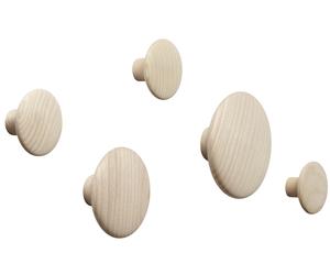 The Dots Coat Hook Set of 5 Muuto - 5710562030012