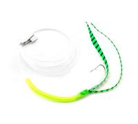 The double barb glow hook has a flat shape for quick penetration and is ideal for catching swordfish in dark or deep water. Thick Sword Fish Hook