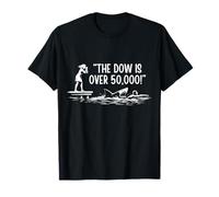 The Dow is Over 50,000! Meme Shark T-Shirt