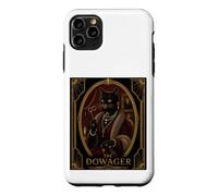 The Dowager Black Cat Art Deco Murder Mystery Design Case for iPhone 11 Pro Max