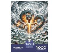 The Dragon 1000 Piece Paper Jigsaw Puzzle What Happens Next Educational Games for Adults And Kids 70x50cm/1000pcs
