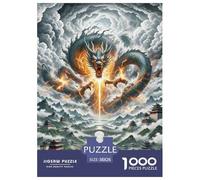 The Dragon 1000pcs Paper Jigsaw Puzzle Puzzle What Happens Next Beautiful Decoration for Adults And Kids 38x26cm/1000pcs