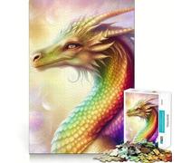 The Dragon Aedria 1000 Piece Jigsaw Puzzles for Adults Jigsaw Thought Toy Indoor Fun Accurate Edge Art Collectible (50x75cm)