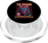 The Dragon Biker US 129 TN and NC USA 318 Curves 11 Miles PopSockets PopGrip for MagSafe