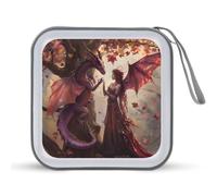 The Dragon Charmer CD Case Portable DVD Storage Small CD Holder Organizer for Home Travel