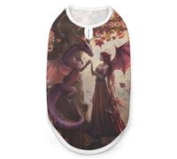 The Dragon Charmer Dog Shirts Sleeveless T-Shirt Pet Tank Top Soft Summer Vests Clothes for Dogs And Cat XL