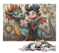 The Dragon Inspectors Wooden Jigsaw Puzzles 500 Pieces for Adults Fun Stress Relief Toy Intellectual Game Education Game Home Decoration Relaxation And Intelligence 500pcs (52x38cm)