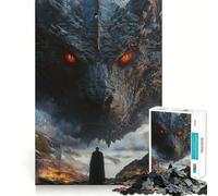 The Dragon Jigsaw Puzzles for Adults 1000 Pieces Brain Challenge Toy Quiet Fun Precise Cut Wall Art Decor (38x26cm)