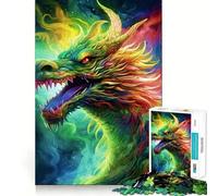 The Dragon Matcha Version 1000 Piece Jigsaw Puzzles for Adults Brain Tease Toy Relax Time Perfect Cut Memorable Gift (50x75cm)