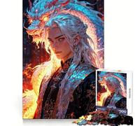 The Dragon Prince 1000 Piece Jigsaw Puzzles for Adults Jigsaw Thought Toy Indoor Fun Accurate Edge Art Collectible (38x52cm)