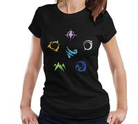 The Dragon Prince Six Primal Forces Women's T-Shirt Black