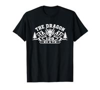The Dragon Route 129 NC and TN Mountain Road Design Value Graphic T-Shirt