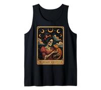 The Dragon Whisperer Bearded Dragon Lizard Tarot Card Witchy Tank Top