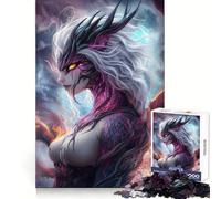 The Dragon Woman Jigsaw Puzzles 1000 Pieces for Teenagers Think Game Peaceful Time Quality Edge Perfect Present (38x26cm)
