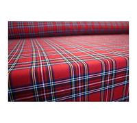 The Dragons Den 145 x 250 cm Traditional Tartan Polyviscose Rectangle Tablecloth Burns Night Christmas Hogmanay Home Decoration [Royal Stewart]