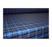 The Dragons Den 145cm x 300 cm Traditional Tartan Polyviscose Rectangle Tablecloth Burns Night Christmas Hogmanay Home Decoration [Blue Hunting]