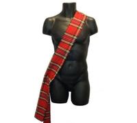 The Dragons Den 4ft Length (48" // 122cm) Traditonal Scottish Burns Night Hogmanay Tartan Sash [Royal Stewart]