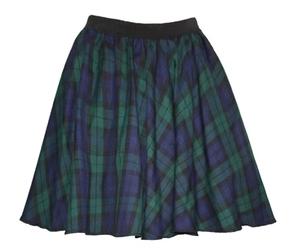 The Dragons Den Adults 15" Length Full Circle Traditional Tartan Skater Skirt Scotland Burns Night Hogmanay Fancy Dress [Blackwatch L-XL]