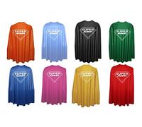 The Dragons Den Adults 35" Length Super Mummy Superhero Cape Mum Mother's Day Fancy Dress [Emerald Green]