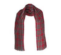 The Dragons Den Adults 58" Length Traditional Royal Stewart Tartan Scarf Burns Night Hogmamany Fancy Dress Costume Accessory