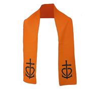 The Dragons Den Adults 60" Length Priests Stole Vestment Sash Religious Fancy Dress Costume Accessory [Orange]