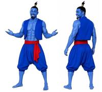 The Dragons Den Adults Arabian Genie Persian Middle Eastern Folklore Fancy Dress Costume [L-XL]