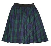 The Dragons Den Adults Blacwatch Tartan Full Circle 15" Length Skater Skirt Burns Night Hogmanay Fancy Dress [14-18]