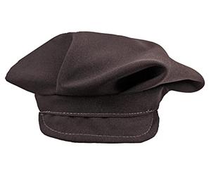 The Dragons Den Adults Brown Beggars Cap 1900's Street Urchin Chimney Sweep Train Driver Victorian Poor Boy Hat [One Size - Brown]