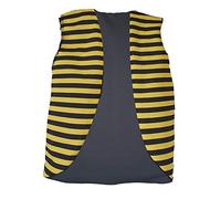 The Dragons Den Adults Bumblebee Bumble Bee Waistcoat Black & Yellow Stripe Insect Nature Fancy Dress [S-M]