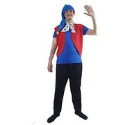 The Dragons Den Adults Classic Animation Elf Noddie World Book Day Fancy Dress Costume [XXL]