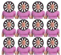 The Dragons Den Adults Dartboard Hat Novelty Darts Fancy Dress Costume Accessory [x12 Hats]