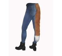 The Dragons Den Adults Deluxe Long Red Fox Tail With White Fur Tip Animal Fancy Dress Accessory