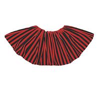 The Dragons Den Adults Halloween Horror Circus Striped 10" Clown Collar [Red & Black]