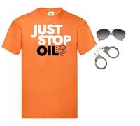 The Dragons Den Adults Just Stop Oil Gen Z Millennial Protester Stag Party Night Fancy Dress [XXL]