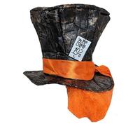 The Dragons Den Adults Mad Hatter Top Hat Wonderland Fancy Dress Costume Accessory [One Size]