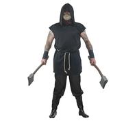 The Dragons Den Adults Medieval Executioner Hangman Headsman Halloween Fancy Dress Costume [L-XL]