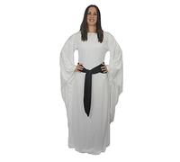 The Dragons Den Adults Medieval Maiden Renaissance Middle Ages Fancy Dress Costume [S-M, White]