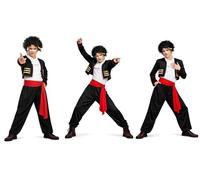 The Dragons Den Adults New Wave Romantic Post Punk 1970s 1980s Glam Rock Decades Fancy Dress Costume [S-M]