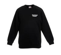 The Dragons Den Adults No Frills Basic Dull Mans Boring Xmas Festive Black Christmas Jumper [Black - Medium]