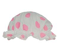 The Dragons Den Adults Old England Victorian Milk Maid Mobcap Pantomime Fancy Dress Novelty Mop Hat [White & Pink]