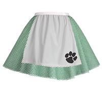 The Dragons Den Adults Old Mother Hubbard 15" (38cm) Length Skirt &Attached Apron With Bear Paw Design World Book Day Fancy Dress [L-XL]