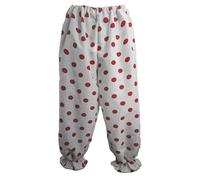 The Dragons Den Adults Polka Dot Frilly Pants Rag Doll Panto Clown Pants Bloomers Fancy Dress [White Red Spot, L/XL]