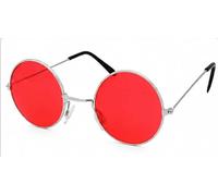The Dragons Den Adults Red Lense UV400 Vampire Dracula Sunglasses Shades Halloween Fancy Dress Costume Accessory