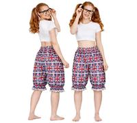 The Dragons Den Adults Short Length Union Jack Flag Bloomers United Kingdom Great Britain Supporters Fancy Dress [S-M]